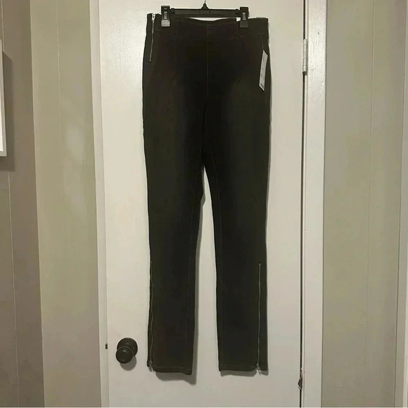 NWT Urban Outfitters BDG black high rise skinny jeans denim side zip size 28 - Picture 12 of 12